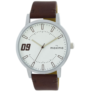 Maxima ATTIVO Men White Dial Analogue Watch - 67023LMGI